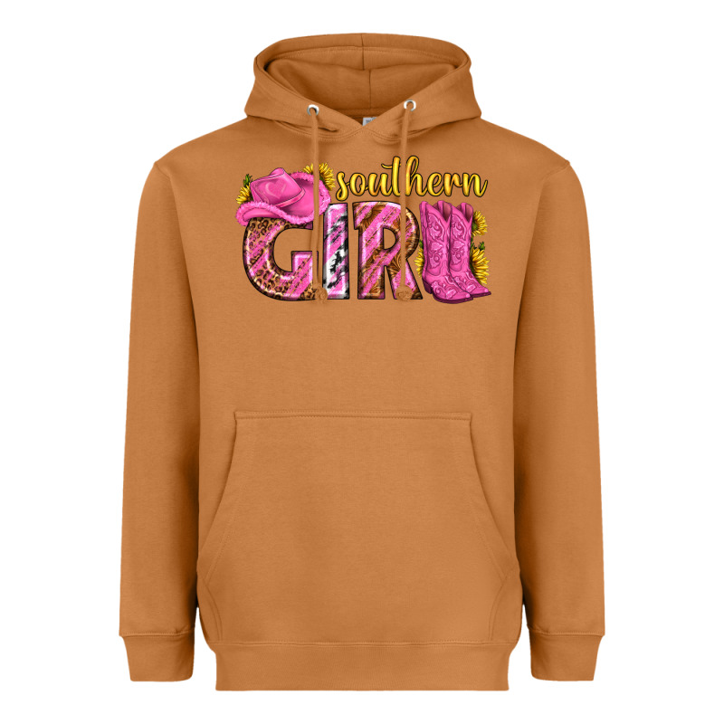 Southern Girl Western Heavyweight Hoodie by texasbilliewilder | Teevron