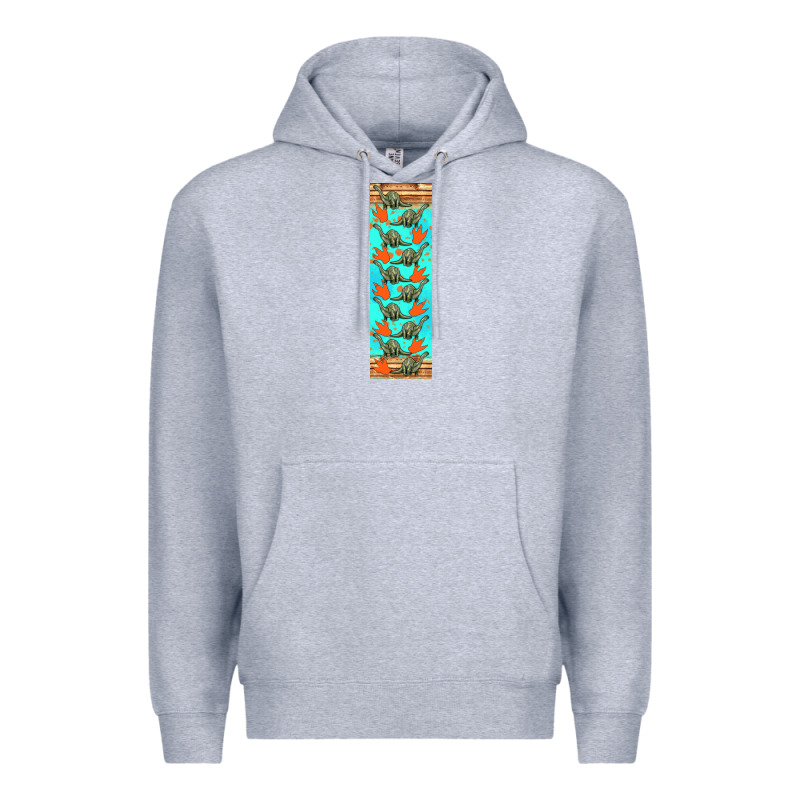 Dinosaur Brontosaurus Pen Wrap Premium Hoodie by Artiststas | Teevron
