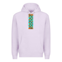 Lilac dinosaur brontosaurus pen wrap Premium Hoodie - Artiststas
