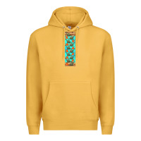 Mustard dinosaur brontosaurus pen wrap Premium Hoodie - Artiststas