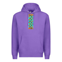 Purple dinosaur brontosaurus pen wrap Premium Hoodie - Artiststas