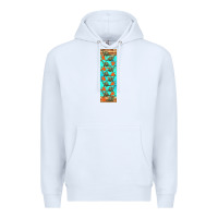 White dinosaur brontosaurus pen wrap Premium Hoodie - Artiststas