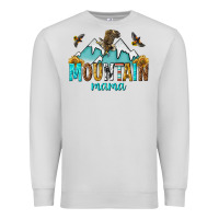 Dove Grey mountain mama Premium Sweatshirt - texasbilliewilder