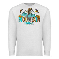 Oatmeal Heather mountain mama Premium Sweatshirt - texasbilliewilder