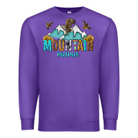 Purple mountain mama Premium Sweatshirt - texasbilliewilder