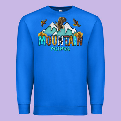 Mountain Mama Premium Sweatshirt Designed By Texasbilliewilder