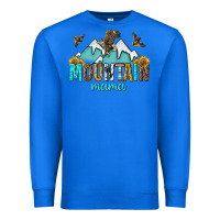 True Royal mountain mama Premium Sweatshirt - texasbilliewilder