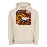 Pigment French Oak pig and barn Urban Hoodie - BundleAndBundleShop
