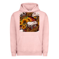 Pigment Salmon pig and barn Urban Hoodie - BundleAndBundleShop
