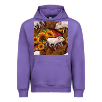 Tulip pig and barn Urban Hoodie - BundleAndBundleShop