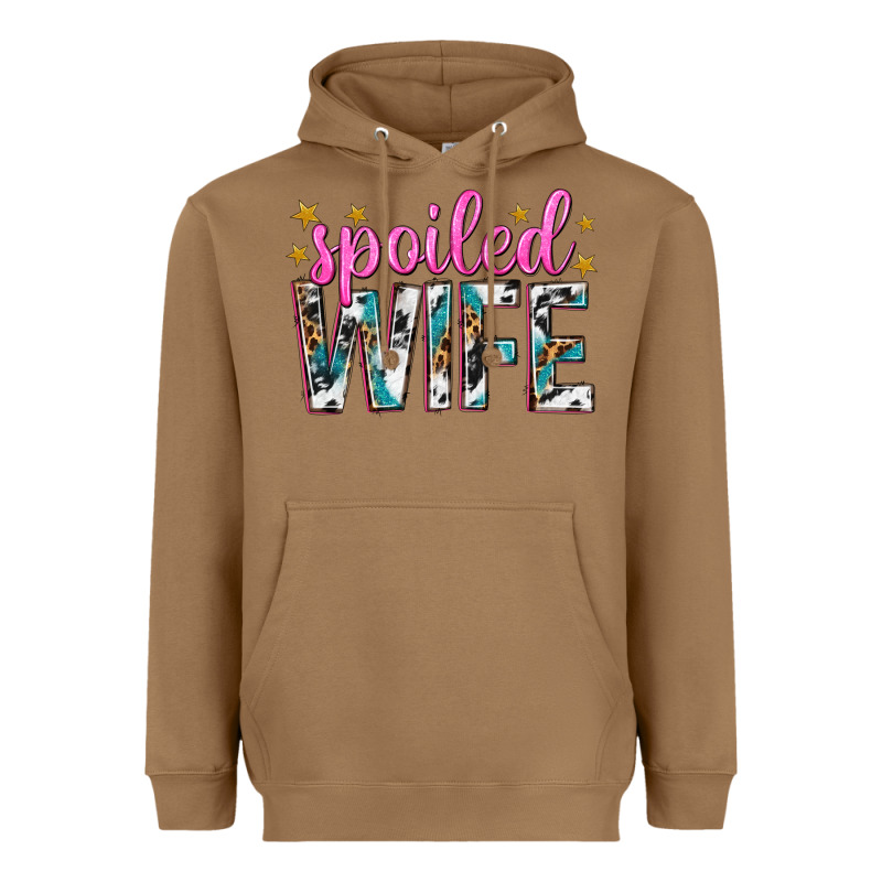 Spoiled Wife Heavyweight Hoodie by texasbilliewilder | Teevron