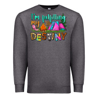 Charcoal Heather i'm fulfilling my destiny Premium Sweatshirt - Zillion Design Studio