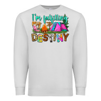 Dove Grey i'm fulfilling my destiny Premium Sweatshirt - Zillion Design Studio