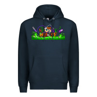 Navy one spooky nurse libbey glass Premium Hoodie - BundleAndBundleShop