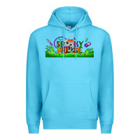 Ocean Blue one spooky nurse libbey glass Premium Hoodie - BundleAndBundleShop