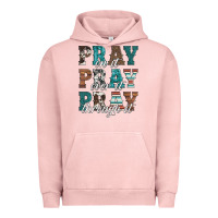 Pigment Salmon pray on it pray over it pray through it Urban Hoodie - Artiststas