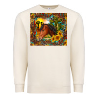Western Horse And Sunflower Premium Sweatshirt | Teevron