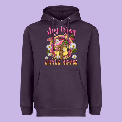 Stay Trippy Little Hippie Tbw Heavyweight Hoodie Designed By Texasbilliewilder