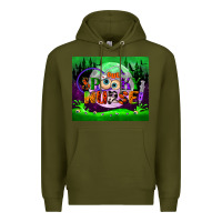 Army Green one spooky nurse mouse pad Premium Hoodie - BundleAndBundleShop