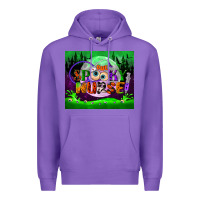 Purple one spooky nurse mouse pad Premium Hoodie - BundleAndBundleShop