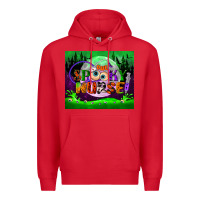Red one spooky nurse mouse pad Premium Hoodie - BundleAndBundleShop