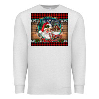 Oatmeal Heather merry christmas santa and farm Premium Sweatshirt - RanaPortraitStore
