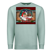 Seafoam merry christmas santa and farm Premium Sweatshirt - RanaPortraitStore