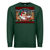 Sports Green merry christmas santa and farm Premium Sweatshirt - RanaPortraitStore