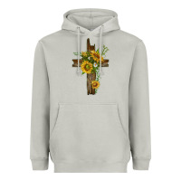 Moon Dust sunflower cross Heavyweight Hoodie - texasbilliewilder