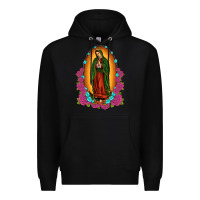 Black our lady of guadalupe Premium Hoodie - JahusDesignShop