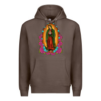 Coffee our lady of guadalupe Premium Hoodie - JahusDesignShop