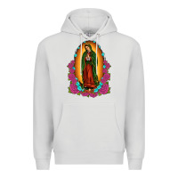 Dove Grey our lady of guadalupe Premium Hoodie - JahusDesignShop