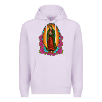 Lilac our lady of guadalupe Premium Hoodie - JahusDesignShop