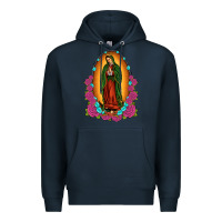 Navy our lady of guadalupe Premium Hoodie - JahusDesignShop
