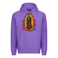 Purple our lady of guadalupe Premium Hoodie - JahusDesignShop