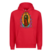 Red our lady of guadalupe Premium Hoodie - JahusDesignShop