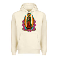 Sandshell our lady of guadalupe Premium Hoodie - JahusDesignShop