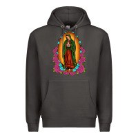 Smoke our lady of guadalupe Premium Hoodie - JahusDesignShop