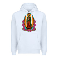White our lady of guadalupe Premium Hoodie - JahusDesignShop