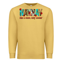 Antique Gold naynay like a mom only cooler Premium Sweatshirt - texasbilliewilder