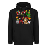 Black santa's favorite hr Heavyweight Hoodie - Zillion Design Studio
