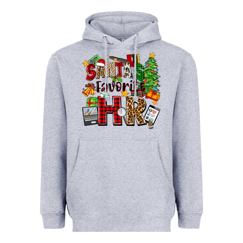 Santa's Favorite Hr Heavyweight Hoodie by Zillion Design Studio | Teevron