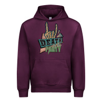 Mauve Wine death of the party white Urban Hoodie - JahusDesignShop