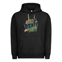 Pigment Black death of the party white Urban Hoodie - JahusDesignShop