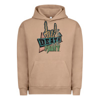 Pigment Burro death of the party white Urban Hoodie - JahusDesignShop