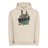 Pigment French Oak death of the party white Urban Hoodie - JahusDesignShop