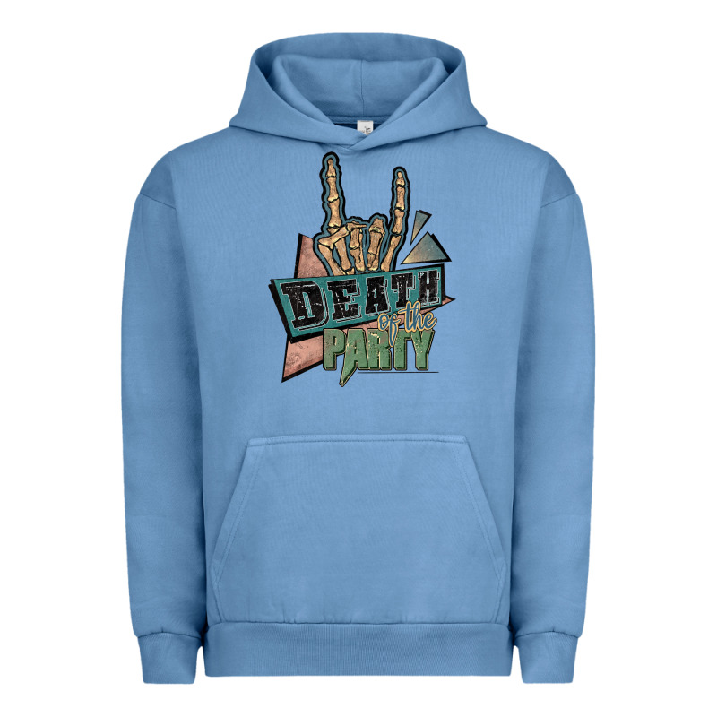 Death Of The Party White Urban Hoodie by JahusDesignShop | Teevron
