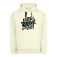 Pigment Pistachio death of the party white Urban Hoodie - JahusDesignShop