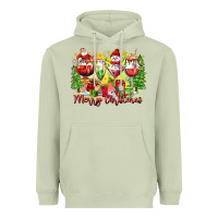 Matcha merry christmas wine glasses Heavyweight Hoodie - Zillion Design Studio