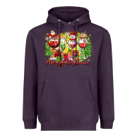 Plum merry christmas wine glasses Heavyweight Hoodie - Zillion Design Studio
